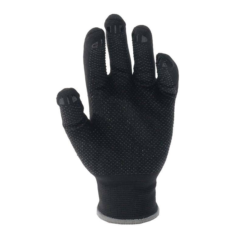 滑り止め手袋 シリコンプラス ハード FT-3142 黒 手袋 シリコン 作業用 ガーデニング DIY 軽作業 カヴァーワーク D