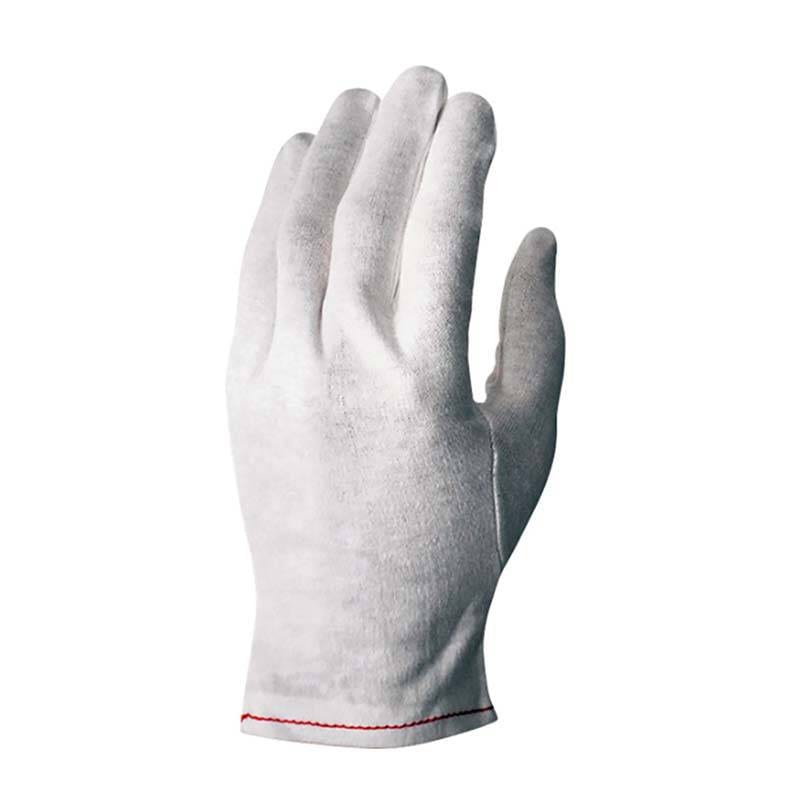 作業手袋 40スムス手袋 マチなし 12双組 FT-3105 白 綿 手袋 下履き手袋 左右兼用 品質管理 軽作業 カヴァーワーク D