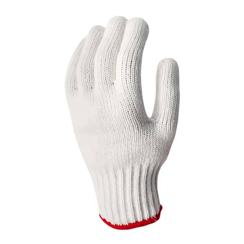 軍手 特紡 2本編軍手 12双組 FT-3280 白 綿 手袋 作業用 カヴァーワーク D