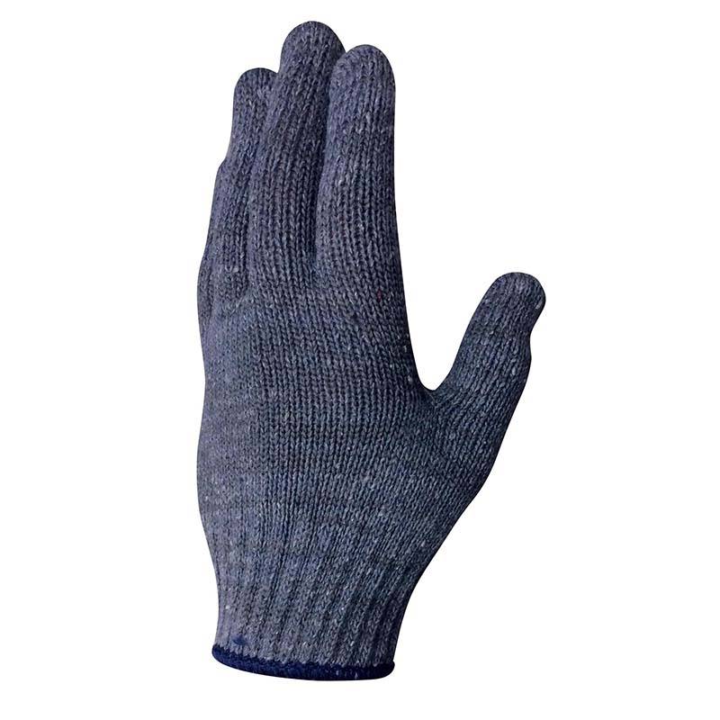 軍手 デニム再生糸軍手 12双組 FT-3215 フリーサイズ デニム 手袋 作業用 カヴァーワーク D