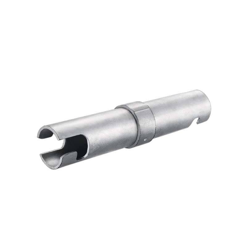 単管パイプレールシステム レール用直線ジョイント φ48.6用 C-670-SJ-48.6-2 タキゲン ハウス資材 単管パイプレール パーツ 部品 農業 作物 栽培 サT 代引不可