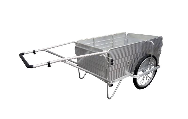 リヤカー ノーパンク仕様 AOKC-200N 底板一枚設計 丈夫 アルミス 北海道配送不可 代引不可