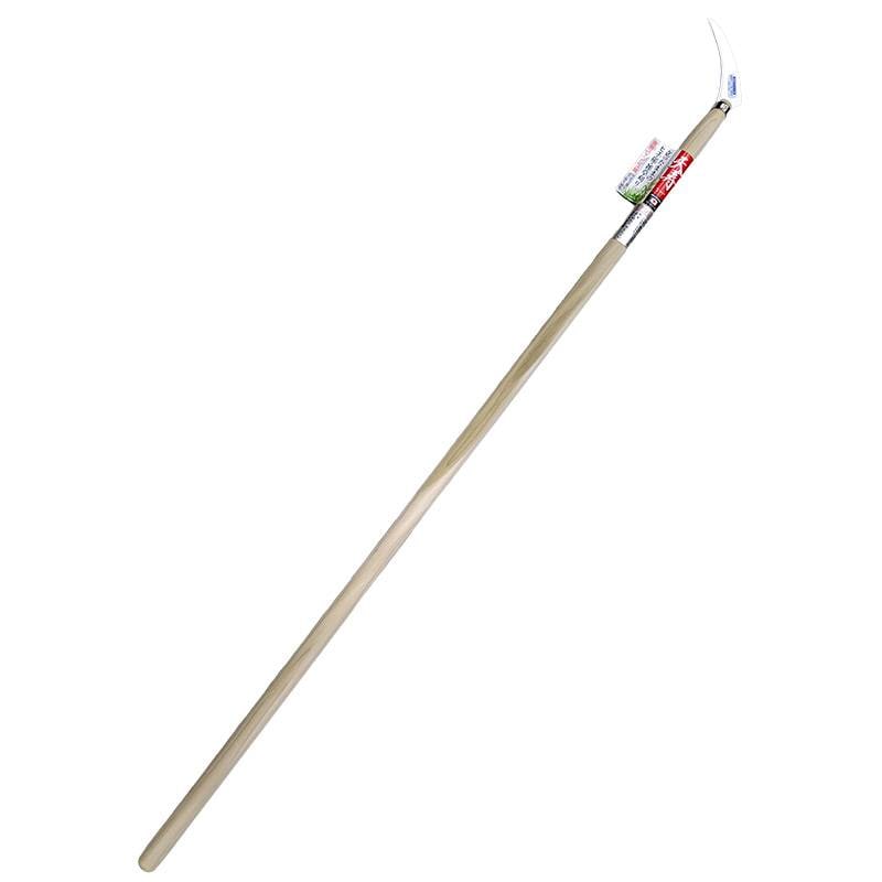 ステン鋸鎌 長柄1050 天寿 ヒエ刈り 稲刈り 水田内の除草 立ったまま 雑草刈り 除草作業 ステンレス 三冨D