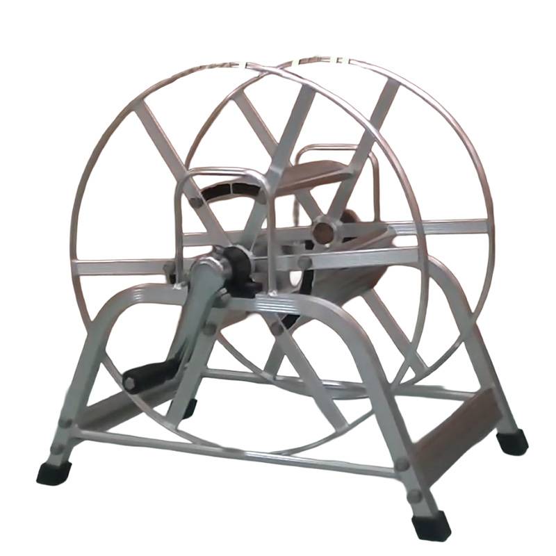 ホース巻取機 アルミ巻取機 SAL-100 より戻し付 4207900 永田製作所 散水 防J 代引不可