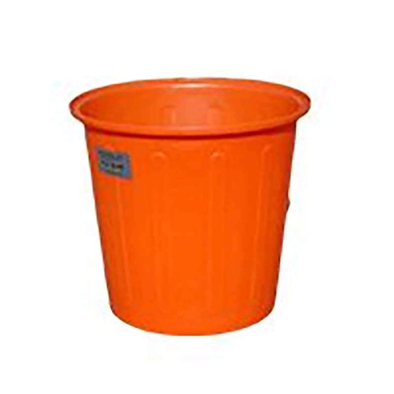 丸型開放容器 1000L CPE-1000 オレンジ ポリエチレン製 容器 丸型 バケツ モリマーサム樹脂 金T 個人宅配送不可 代引不可