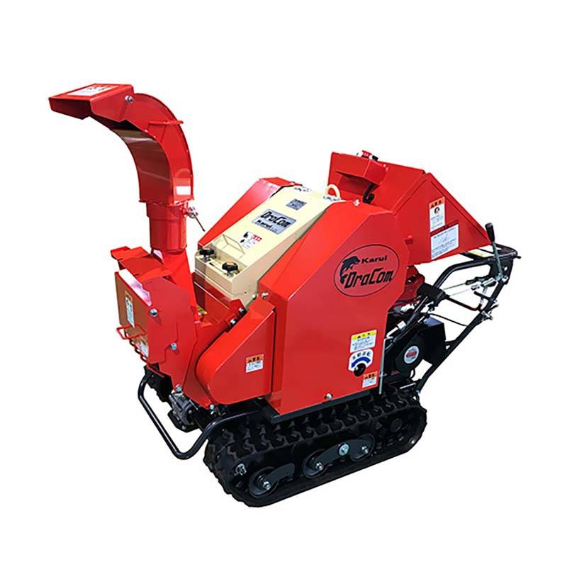 樹木粉砕機 DraComドラコン ブロア付き KDC-1303B 粉砕機 ナイフ式 自走式 セル付 樹木 粉砕 カルイ オK 個人宅配送不可 代引不可