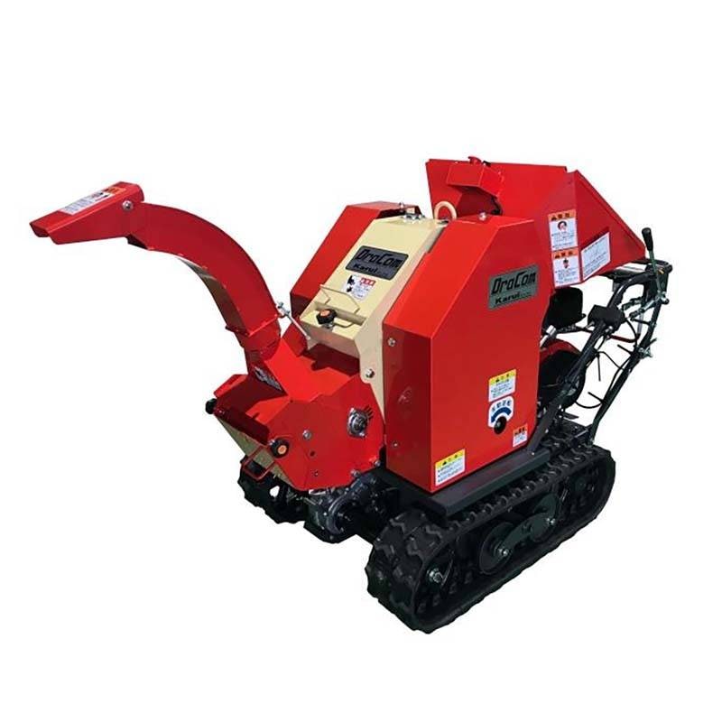 樹木粉砕機 DraComドラコン ブロア付き KDC-1103B 粉砕機 ナイフ式 自走式 セル付 樹木 粉砕 カルイ オK 個人宅配送不可 代引不可