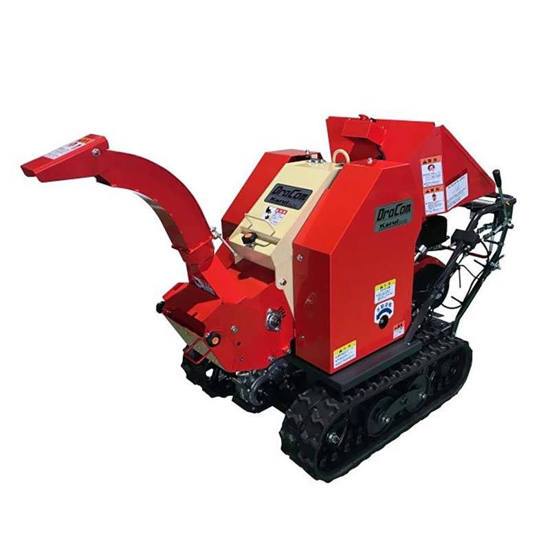 樹木粉砕機 DraComドラコン ブロア付き KDC-803B 粉砕機 ナイフ式 自走式 セル無 樹木 粉砕 カルイ オK 個人宅配送不可 代引不可