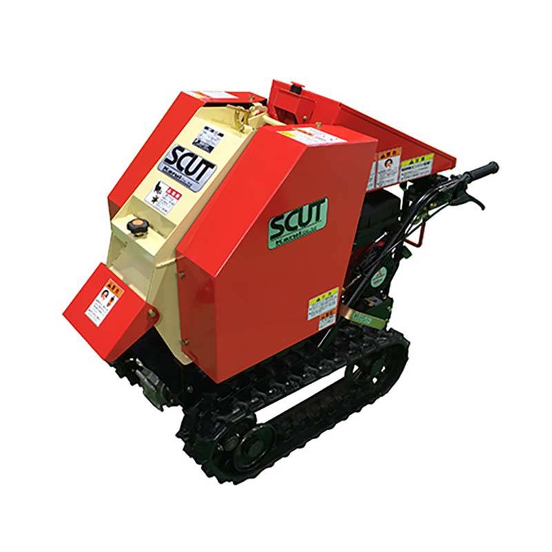 樹木粉砕機 SCUT スカット HNK-600-1 自走式 スクリーン付 粉砕機 ナイフ&ハンマー式 樹木 粉砕 カルイ オK 個人宅配送不可 代引不可