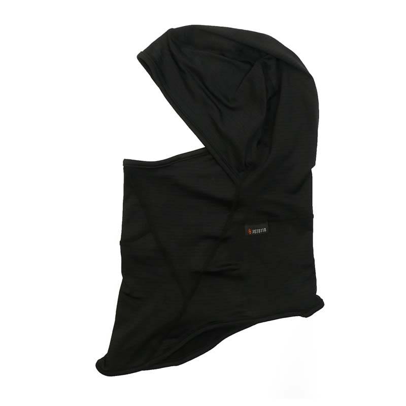 フェイスマスク 帯電防止裏起毛フェイスマスク AG-591 黒 マスク 防寒 保温 軽量 冬 アウトドア 除雪 作業 カヴァーワーク D