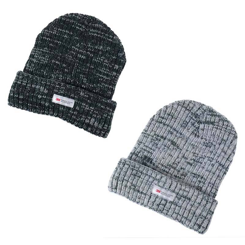 帽子 杢柄 ニット帽 AG-153 防寒 保温 冬 アウトドア スポーツ 除雪 作業 カヴァーワーク D