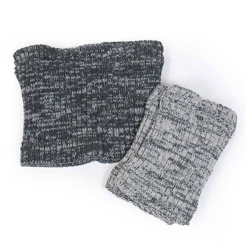 ネックウォーマー 杢柄ネックウォーマー AG-174 防寒 保温 冬 アウトドア スポーツ 除雪 作業 カヴァーワーク D