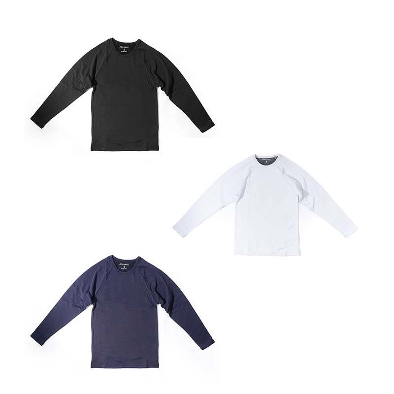 防寒ウェア AGNI HEAT 帯電防止アグニヒートシャツ クルーネック TMF-6524 メンズ インナー 防寒 保温 冬 アウトドア スポーツ 除雪 作業 カヴァーワーク D