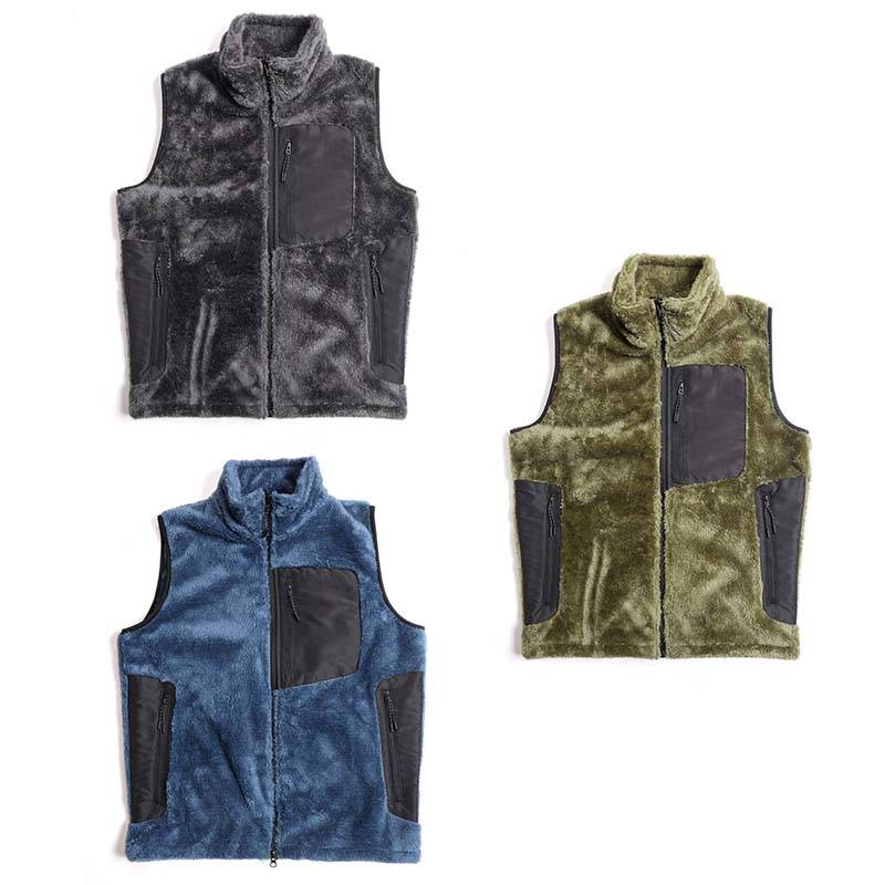 防風ボアベスト TMF-7553 防風 防寒 ベスト アウター メンズ 作業着 ファッション アウトドア 冬 カヴァーワーク D