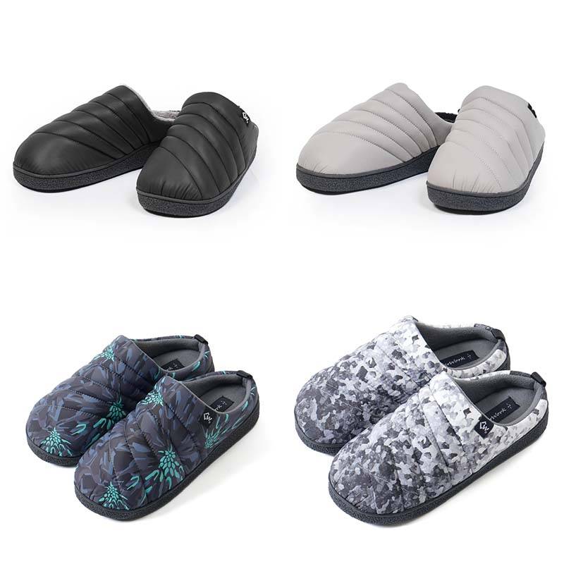 モックサンダル CW-754 サンダル 靴 シューズ スリッパ 冬 防寒 室内 オフィス 庭 カヴァーワーク D