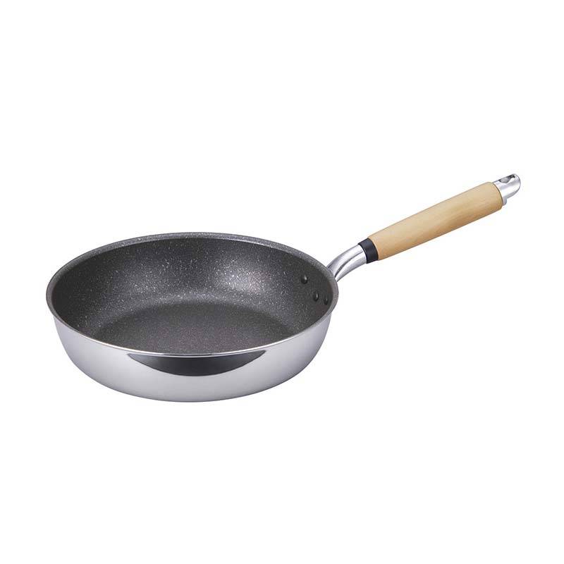 フライパン 極ふかみ IHフライパン 26cm IH対応 国産 北陸アルミニウム キッチンウェア 調理器具 金TD