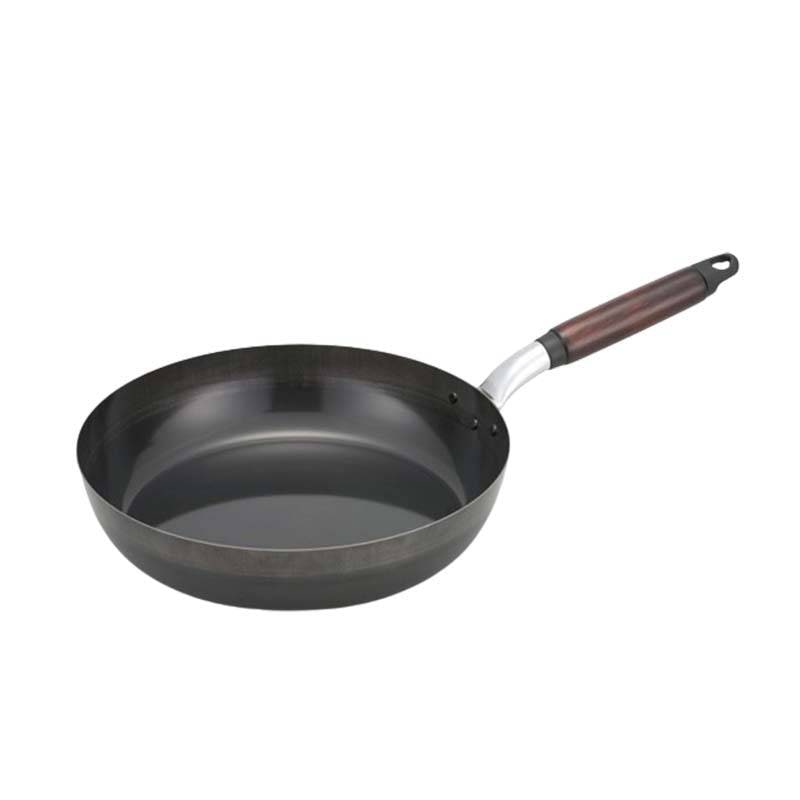 フライパン 味達人 フライパン 26cm A-1821 IH対応 国産 北陸アルミニウム 鉄製 キッチンウェア 調理器具 金TD