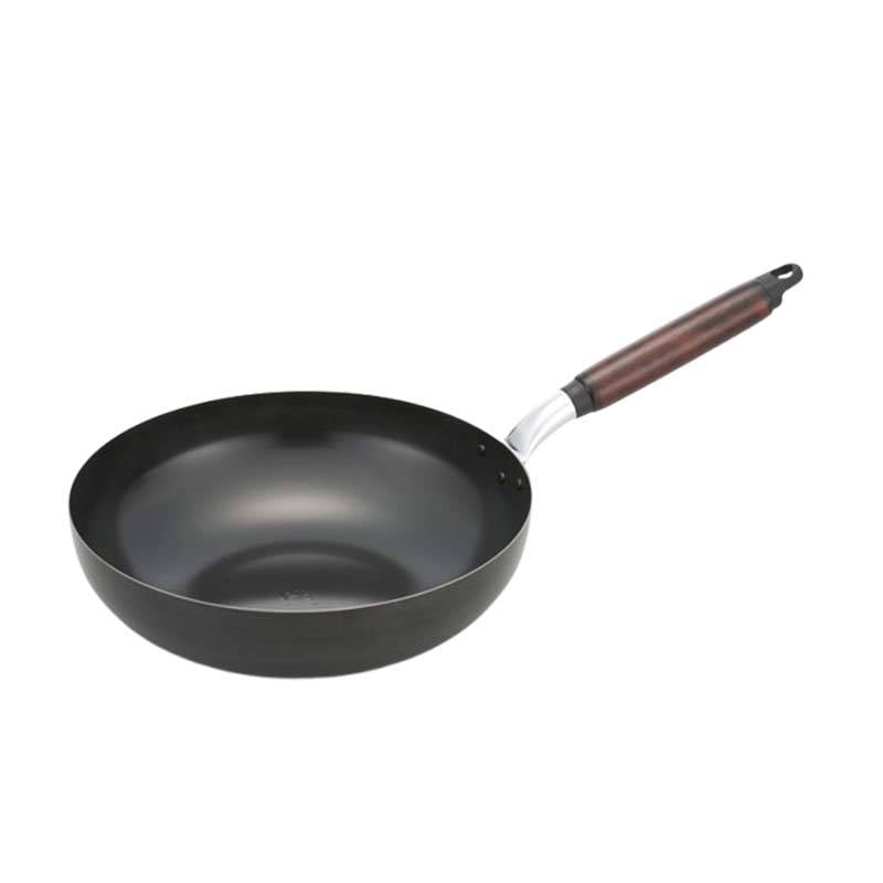 フライパン 味達人 いため鍋 20cm A-1822 IH対応 国産 北陸アルミニウム 鉄製 キッチンウェア 調理器具 金TD