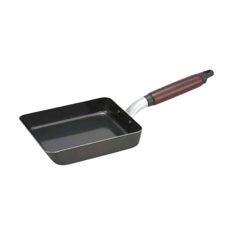 フライパン 味達人 玉子焼M 14×18cm A-1826 IH対応 国産 北陸アルミニウム 鉄製 キッチンウェア 調理器具 金TD