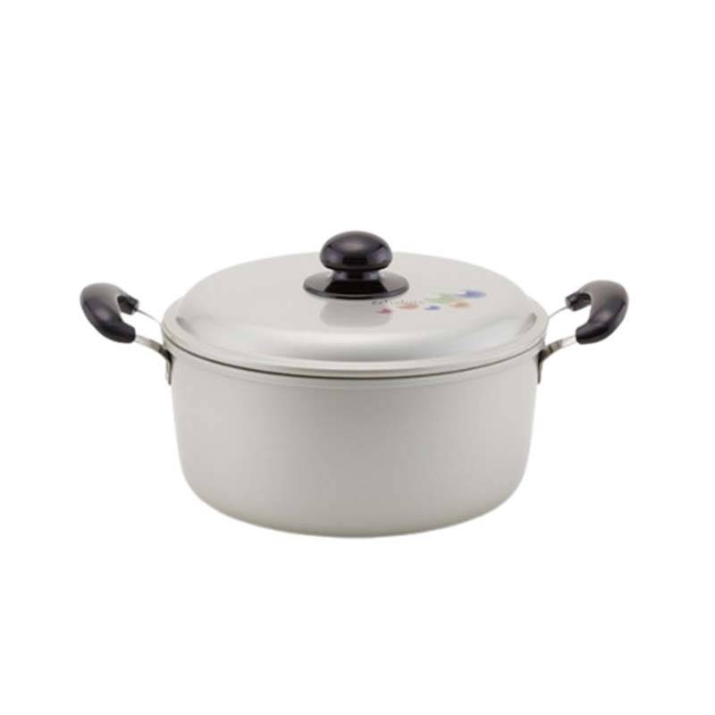 鍋 エシャロット 両手鍋 22cm ガス火用 国産 北陸アルミニウム なべ キッチンウェア 調理器具 金TD