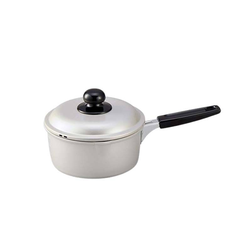 鍋 シルビー ミルクパン 14cm ガス火用 国産 北陸アルミニウム 片手鍋 なべ キッチンウェア 調理器具 金TD