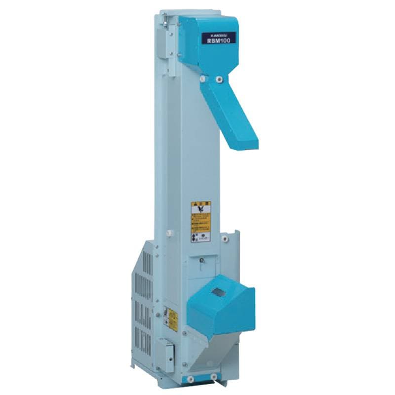 小型昇降機 RBM100 SRT15系・65系専用搬送 バケット式 残米除去機能付 100V 100W カンリウ KANRYU モータ内蔵型 コンパクト オK 個人宅配送不可 代引不可