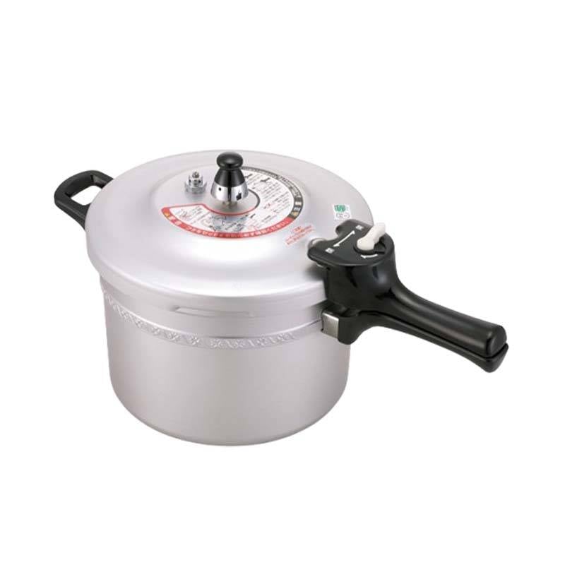 鍋 リブロン 圧力鍋 片手式 5.5L ガス火用 国産 北陸アルミニウム なべ キッチンウェア 調理器具 金TD