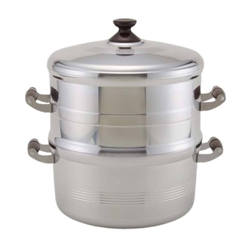 せいろ DX長生セイロ セット 一重 30cm 竹スノコ付 ガス火用 北陸アルミニウム 蒸し器 キッチンウェア 調理器具 金TD