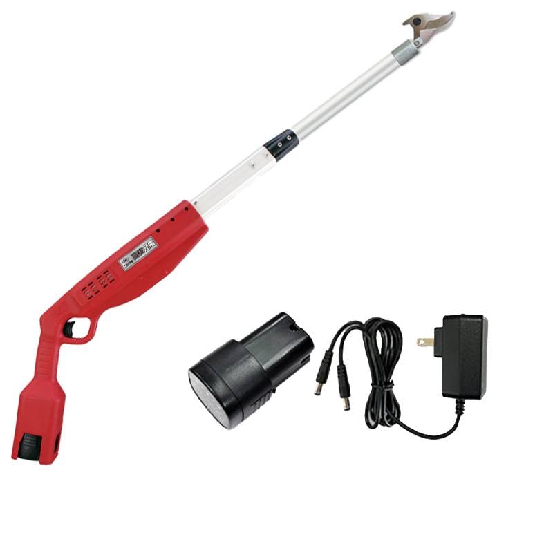 高枝充電1.0 バッテリー 充電器付 N-780 26mm×約2000本切断 ニシガキ工業 剪定ばさみ 鋏 枝切 充電式 コードレス ハイパワー 高所 三冨D