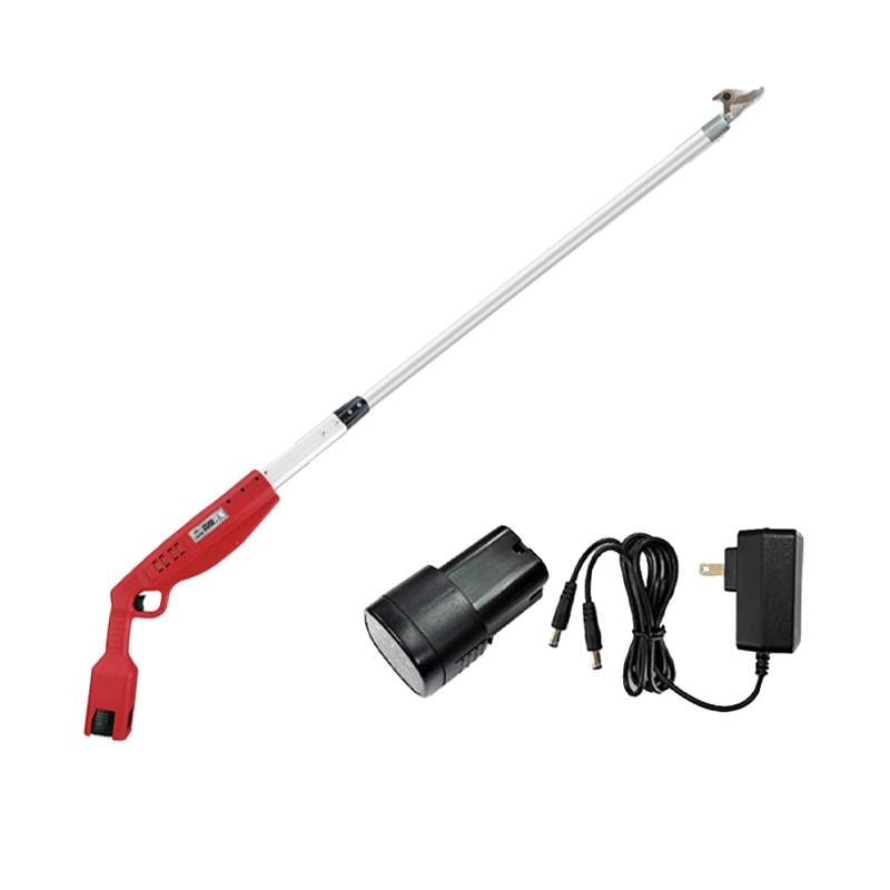 高枝充電1.5 バッテリー 充電器付 N-781 26mm×約2000本切断 ニシガキ工業 剪定ばさみ 鋏 枝切 充電式 コードレス ハイパワー 高所 三富D 代引不可