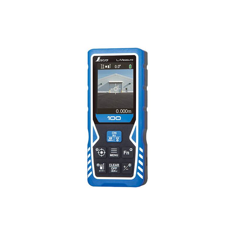 レーザー距離計 L-Measure 100 ファインダー 78104 防塵 防水 屋内 屋外 長距離用 斜辺測定 水平器機能 連続距離測定 等間隔測定 メモリー呼び出し シンワ測定 H