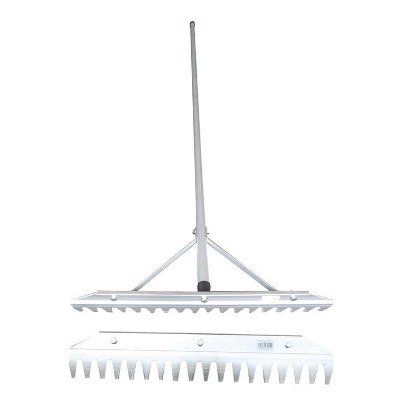 アルミレーキ 60cm巾 LA-600AL 12本 マツモト レーキ アルミ製 農具 農作業 園芸 家庭菜園 カ園 個人宅配送不可 代引不可