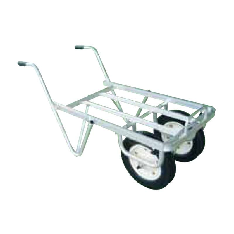 アルコン ダブル F23-W アルミ組立式アルコン 二輪車 台車 運搬車 アルミス 代引不可