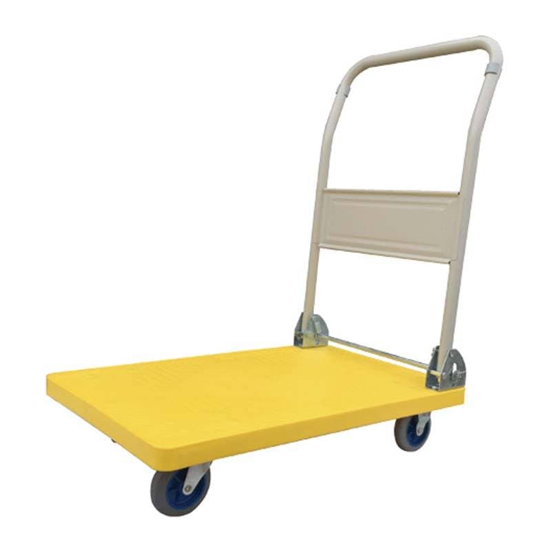 台車 PC折りたたみ台車 PH-1001P イエロー 2台 マツモト 運搬機器 運搬 折り畳み プラスチック 台車 農業 園芸 ガーデニング カ園 個人宅配送不可 代引不可
