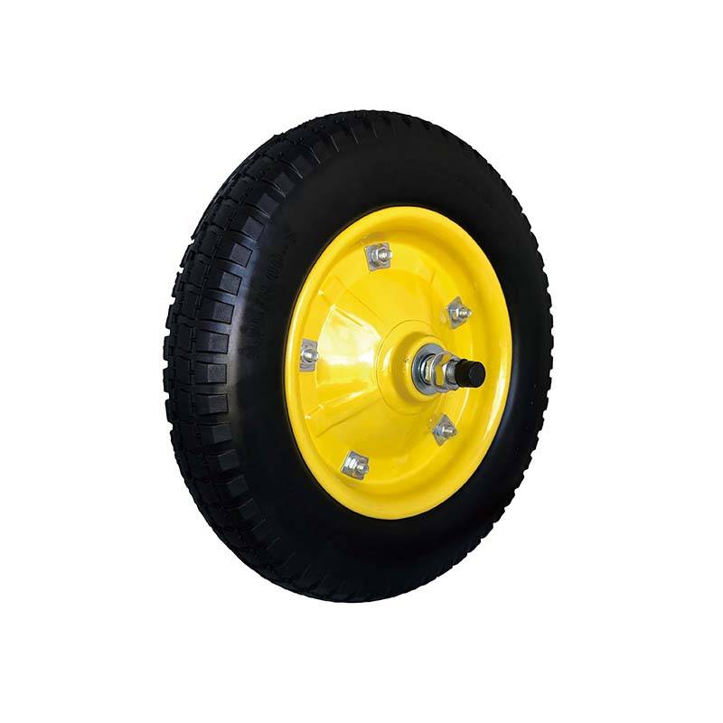 一輪車用タイヤ ソフトノーパンクタイヤ 13インチ SR-1302-PUYB 5本 マツモト 替タイヤ 運搬機器 農業 園芸 ガーデニング カ園 個人宅配送不可 代引不可