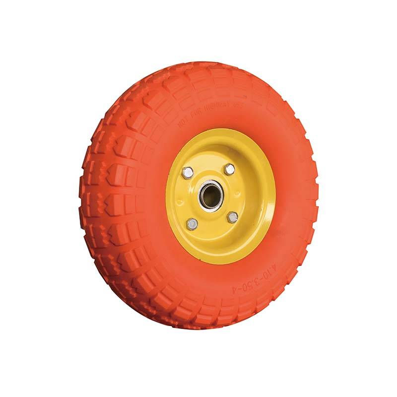 ハウスカー用替タイヤ ノーパンクタイヤ オレンジ 10インチ SR1009Sor 10本 マツモト タイヤ スチールホイル 運搬機器 農業 園芸 カ園 個人宅配送不可 代引不可