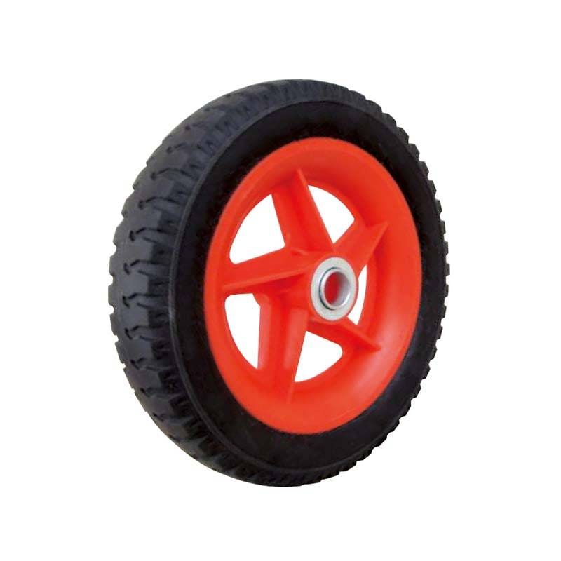 ハウスカー用替タイヤ ノーパンクタイヤ 赤ホイル 10インチ FP1005P 20本 マツモト タイヤ PCホイル 運搬機器 農業 園芸 カ園 個人宅配送不可 代引不可