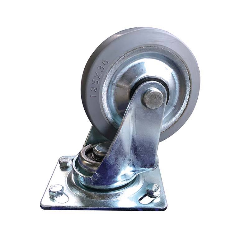 替キャスター 静音キャスター 5インチ自在 SJ-0525 12個 マツモト タイヤ キャスター 運搬機器 農業 園芸 ガーデニング カ園 個人宅配送不可 代引不可