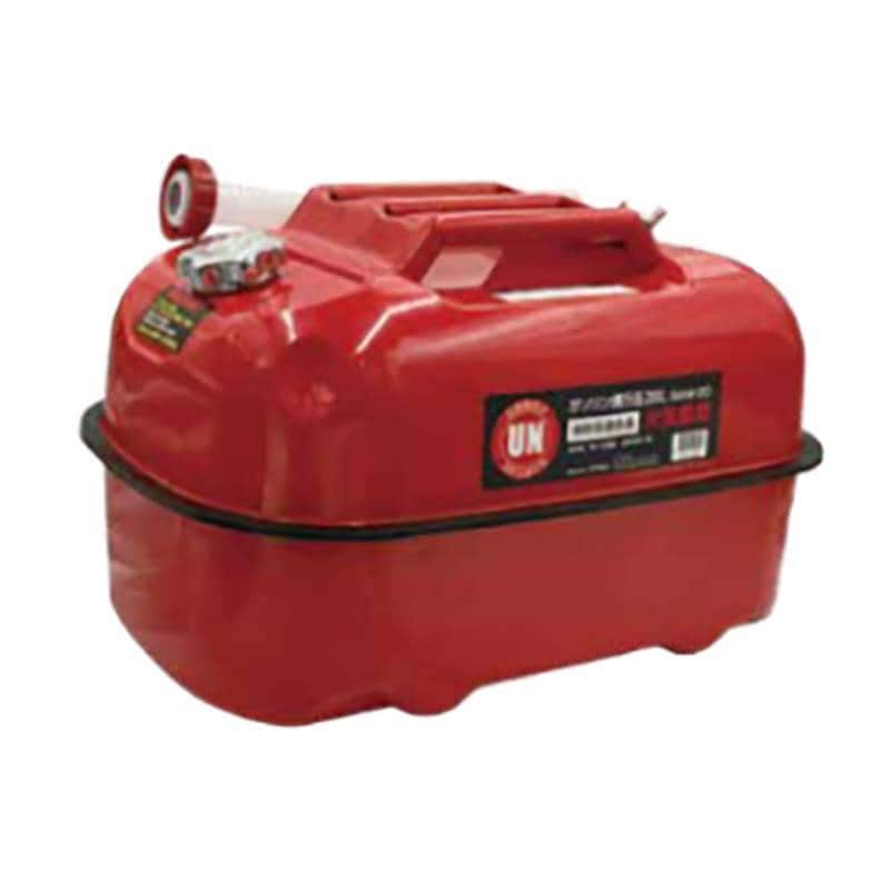 ガソリン携行缶 ノズル付 20L GAW-20 4個 マツモト 携行缶 アウトドア 農業機械 給油 カ園 個人宅配送不可 代引不可