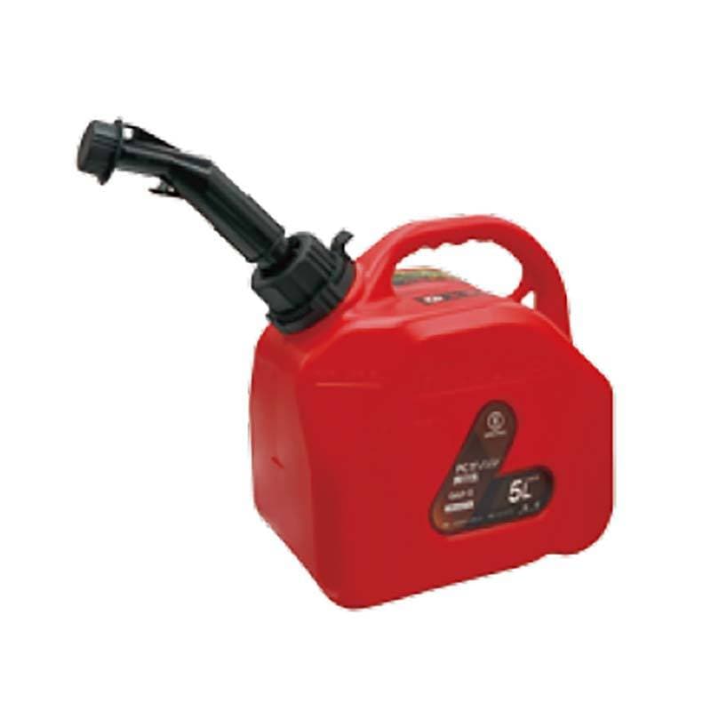 PCガソリン携行缶 ノズル付 5L GAP-5 16個 マツモト 携行缶 アウトドア 農業機械 給油 カ園 個人宅配送不可 代引不可