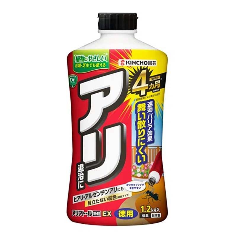 殺虫剤 アリアトール粉剤EX 1.2kg 12本 KINCHO園芸 不快害虫対策 アリ退治 速効 園芸 ガーデニング カ園 個人宅配送不可 代引不可