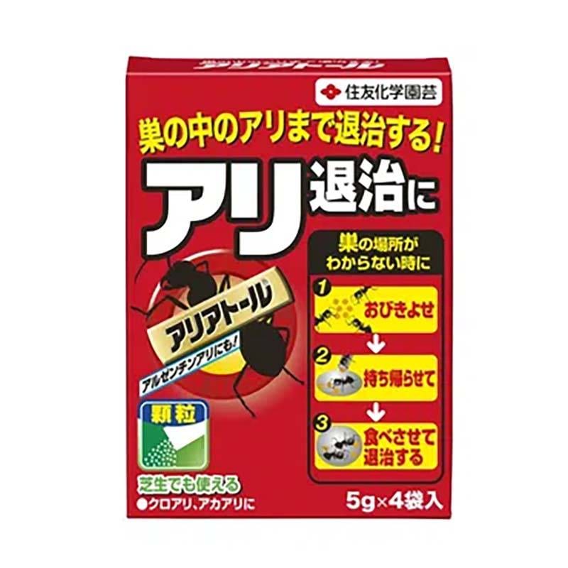 殺虫剤 アリアトール 5g×4袋 60個 KINCHO園芸 不快害虫対策 アリ 巣 殺虫 園芸 ガーデニング カ園 個人宅配送不可 代引不可