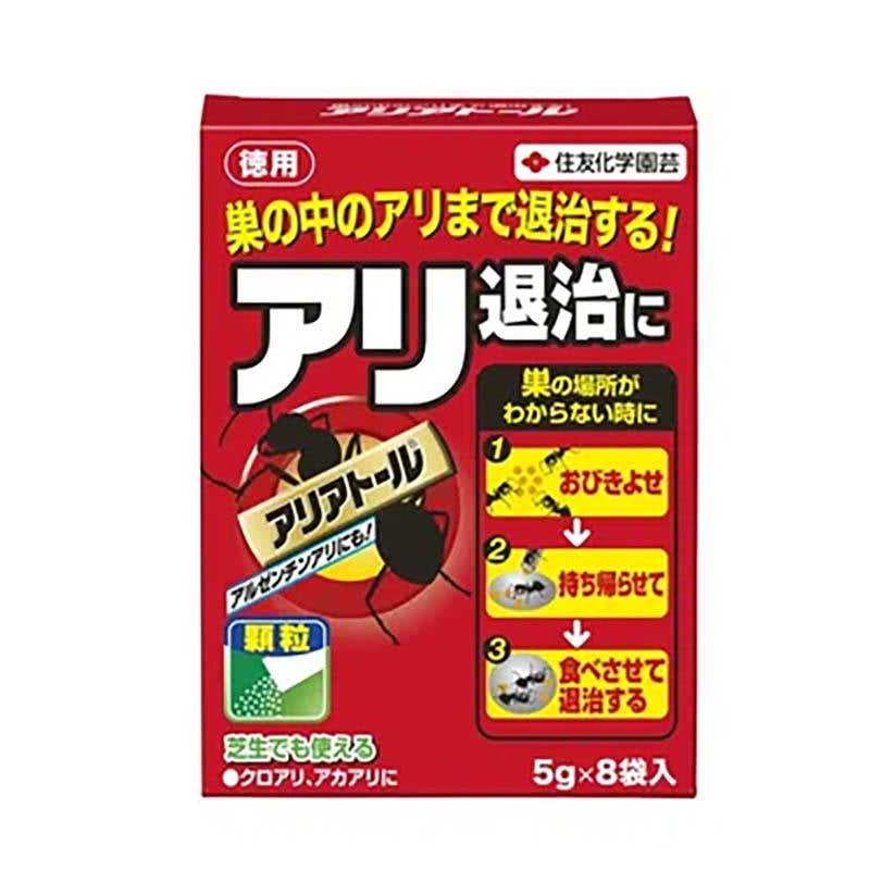 殺虫剤 アリアトール 5g×8袋 60個 KINCHO園芸 不快害虫対策 アリ 巣 殺虫 園芸 ガーデニング カ園 個人宅配送不可 代引不可