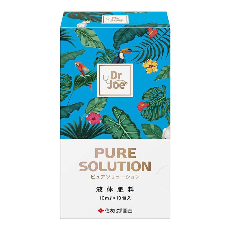 肥料 Dr. Joe ピュアソリューション 液体肥料 10ml×10袋 40セット KINCHO園芸 液肥 追肥 農業 園芸 ガーデニング カ園 個人宅配送不可 代引不可