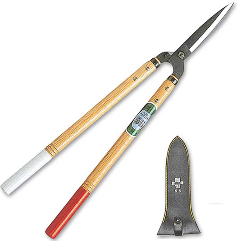 岡恒 No.204 刈込鋏 55型  全長665mm 刃長145mm 重量920g 刈込ばさみ 園芸 剪定 北S H