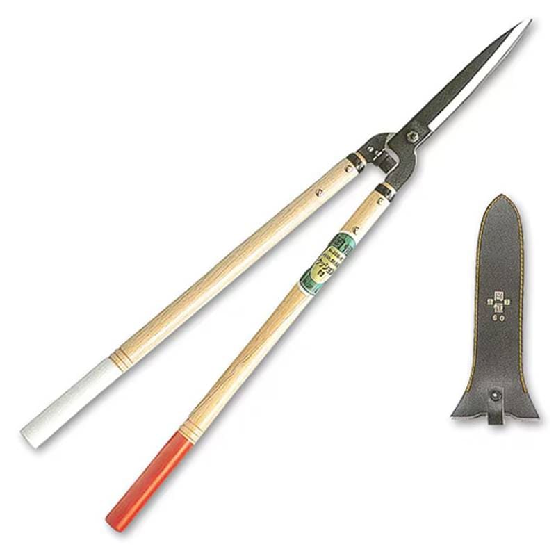 岡恒 No.205-K 刈込鋏 60型 クッション付 全長765mm 刃長175mm 重量1200g 刈込ばさみ 園芸 剪定 北S H