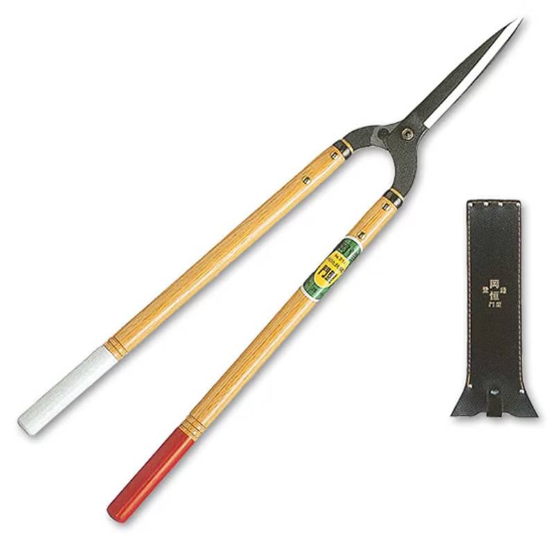 岡恒 No.214 刈込鋏 60門型 全長765mm 刃長175mm 重量1160g 刈込ばさみ 園芸 剪定 北S H
