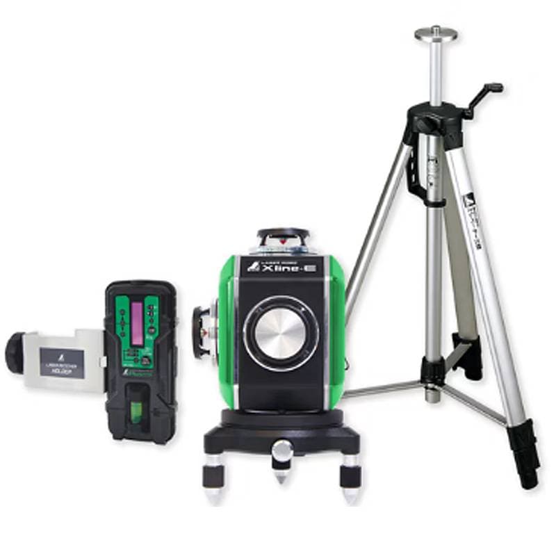 レーザーロボ X Line-E グリーン 受光器 三脚セット 71620 213×127×182mm 1600g シンワ測定 代引不可