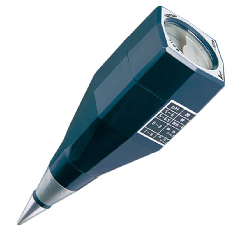 土壌酸度 pH 計 A 72724 電池不要 円錐形でセンサー 160×47×47mm 100g pH4.0～7.0 シンワ測定 H