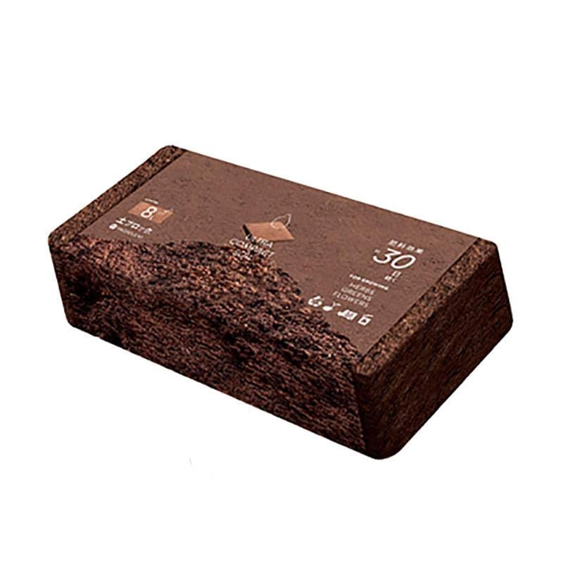 24個 土ブロック 8リットル 肥料入り 培養土 家庭菜園 ハーブ 野菜 花 栽培 土 おすすめ プロトリーフ カ園 代引不可 個人宅不可